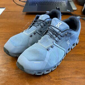 On Cloud 5 Waterproof Shoes, Metal/Navy Mens 13M 59.98531